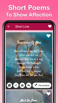 Love Poems for Him & Her android App screenshot 4