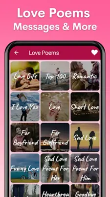 Love Poems for Him & Her android App screenshot 7